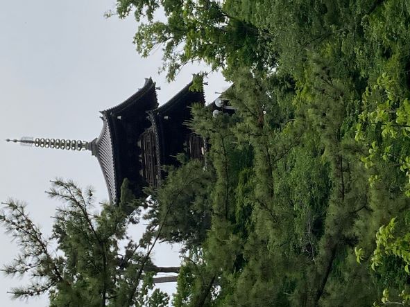関東では一番古い三重塔。