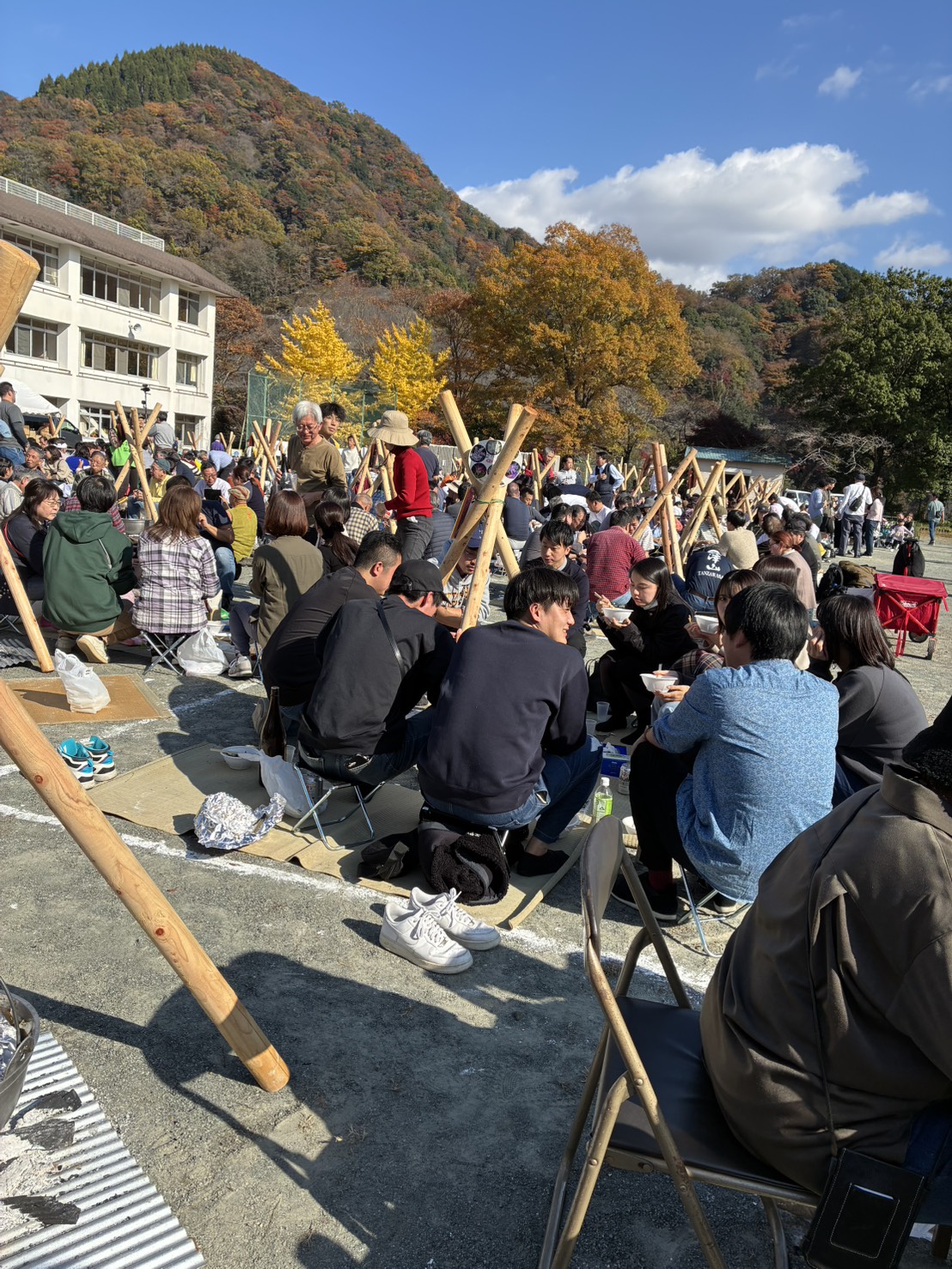 会場のグラウンド